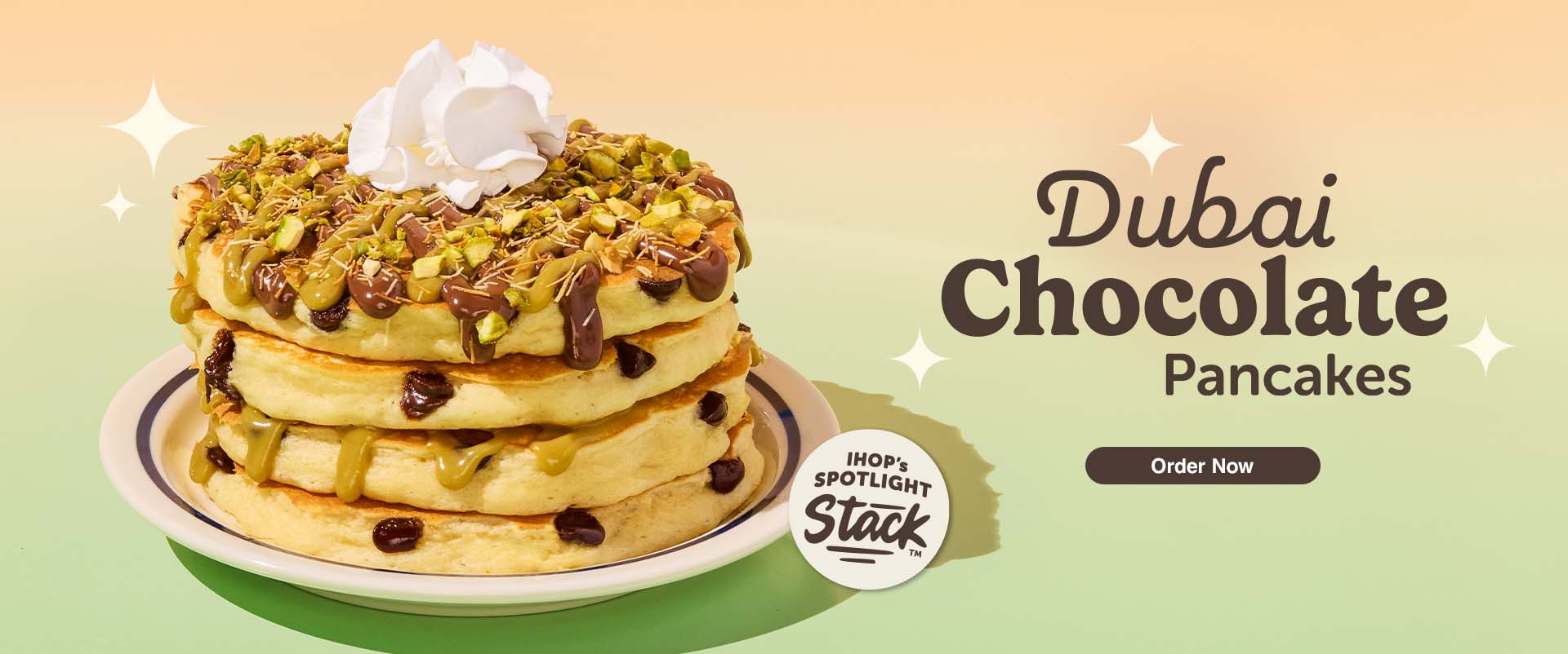 IHOP Dubai Chocolate Pancakes hero image